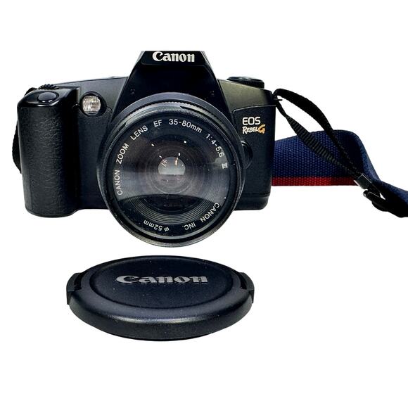 Canon Black Camera with Green Bag - Picture 9 of 16